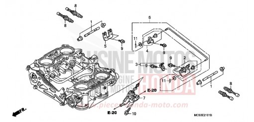 THROTTLE BODY (COMPONENT PARTS) ST13002 de 2002